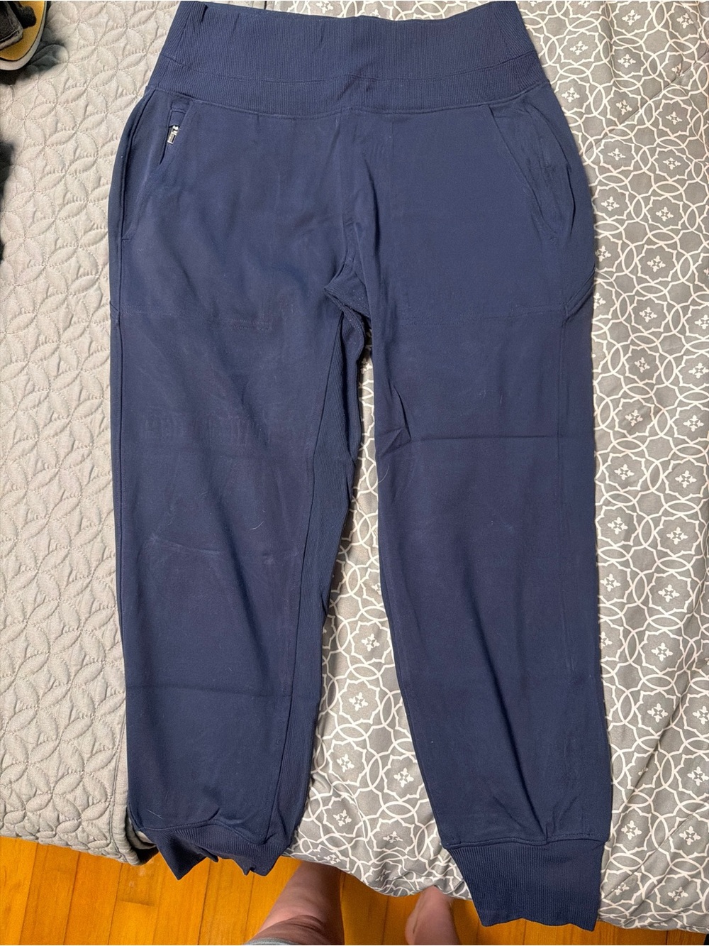 Athleta Navy Blue Lightweight Performance Jogger Pants - Size Small